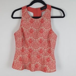 Akira Chicago Black Label Peplum Tank Top S